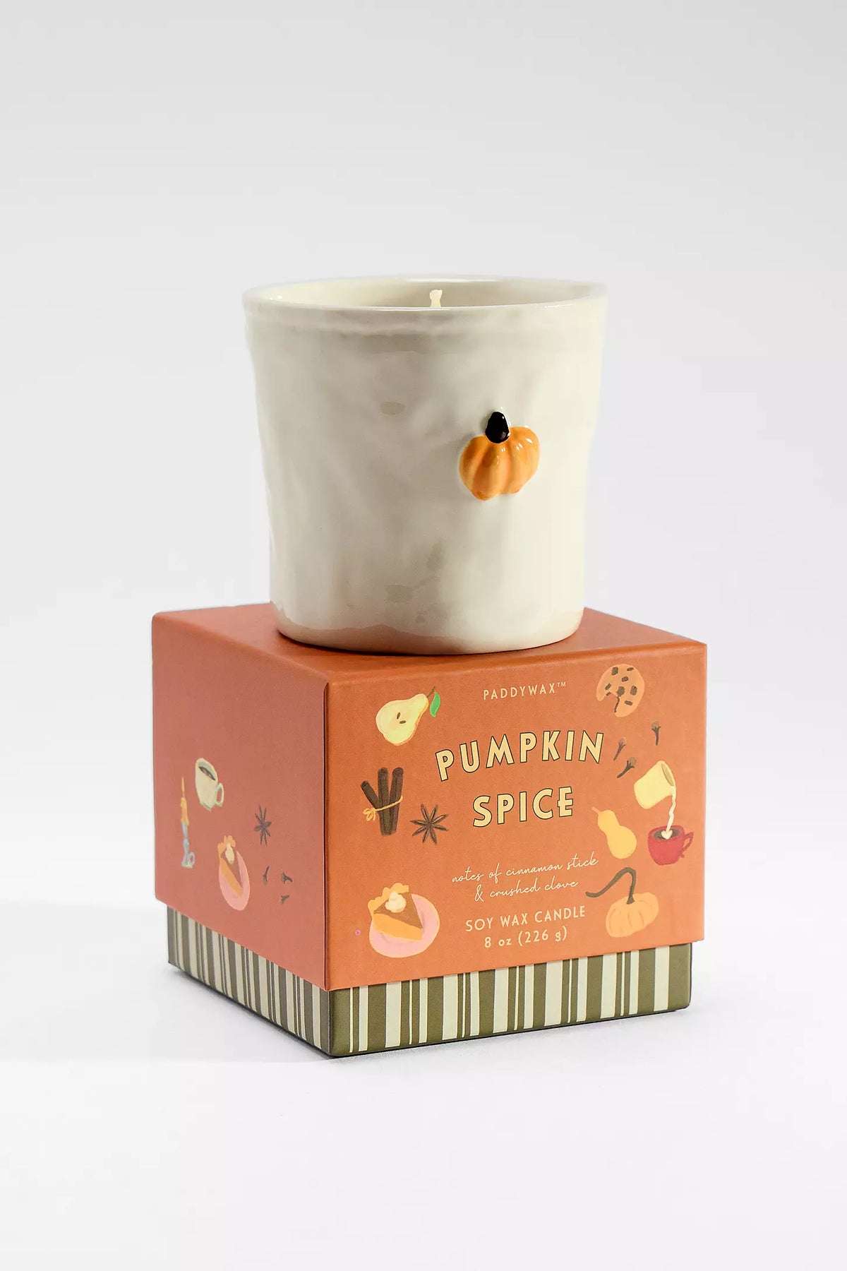 Paddywax Bistro Pumpkin Spice Ceramic Soy Candle