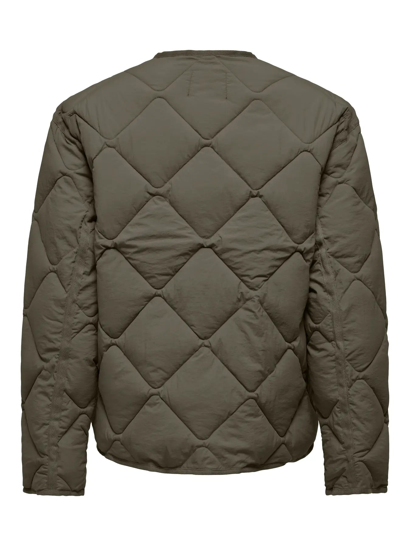 ONLY Harriet Quilted Jacket in Khaki