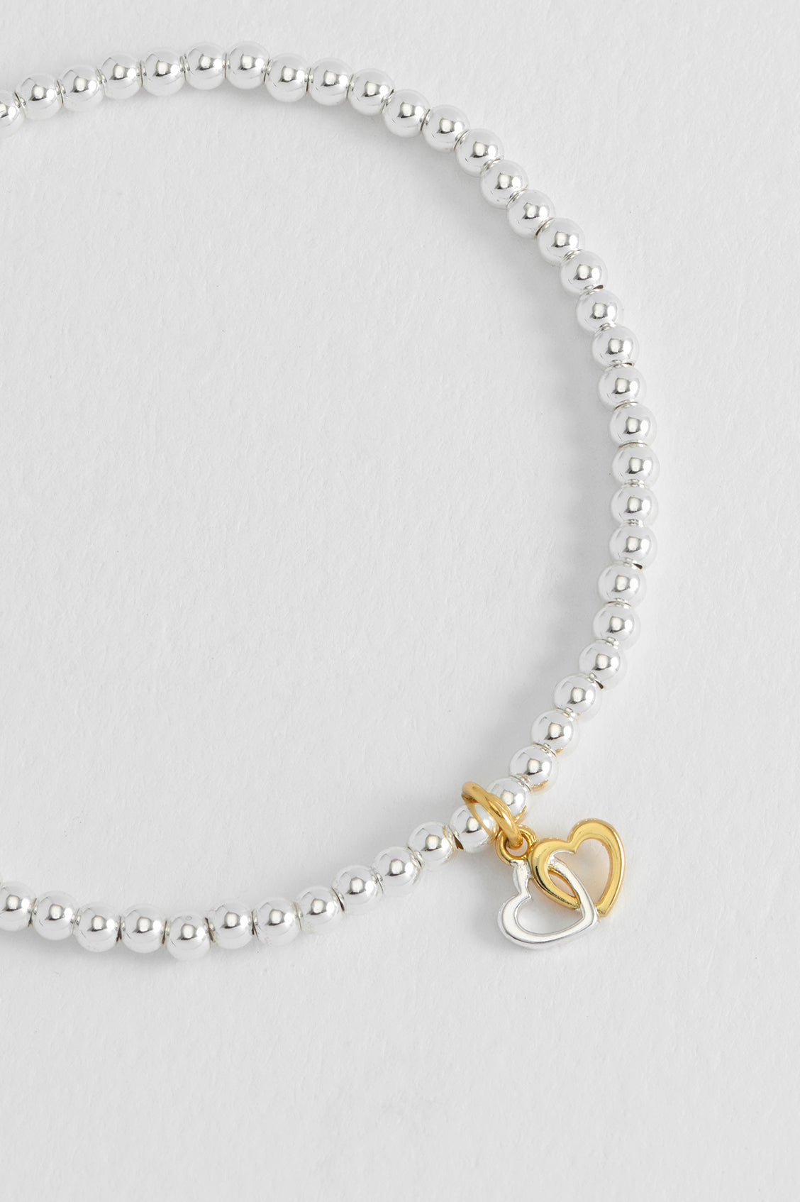 Estella Bartlett Double Heart Charm Bracelet
