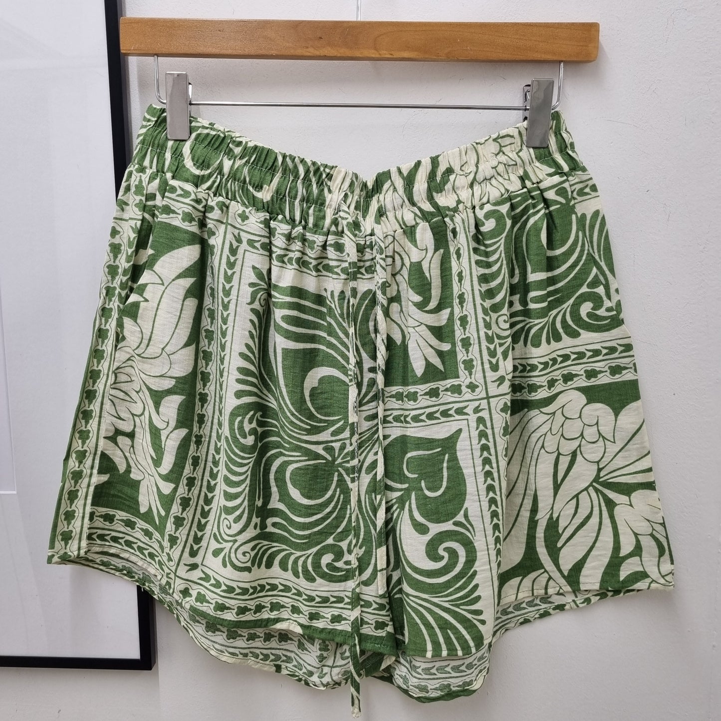 Athena Co-ord Shorts in Olive