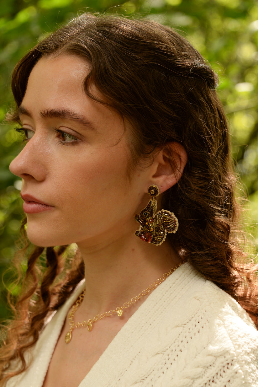 My Doris Squirrel Earrings