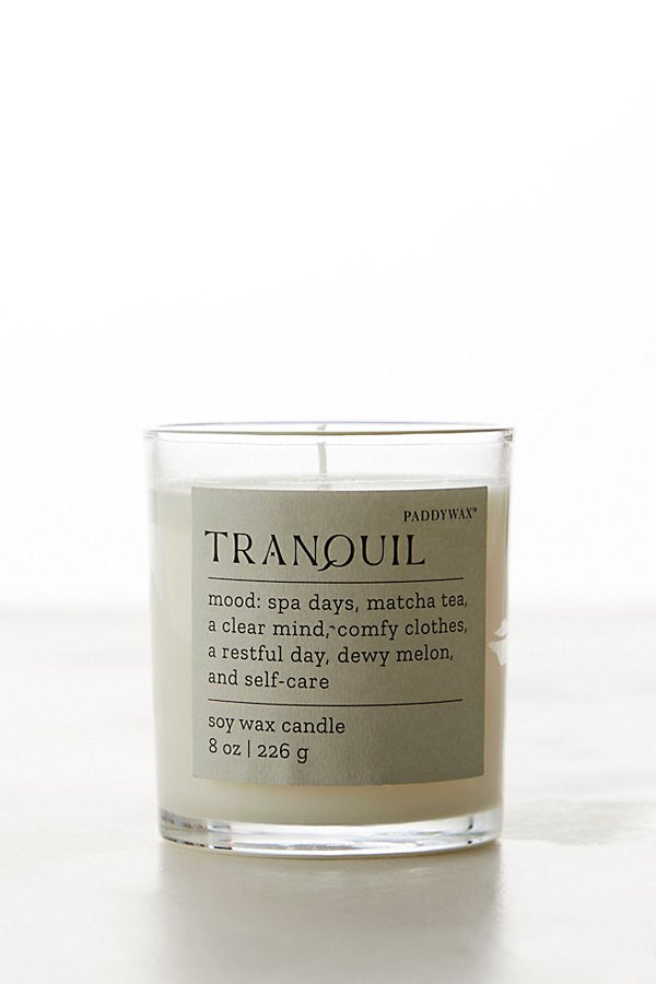 Paddywax Mood Lush Palms Soy Candle - Tranquil
