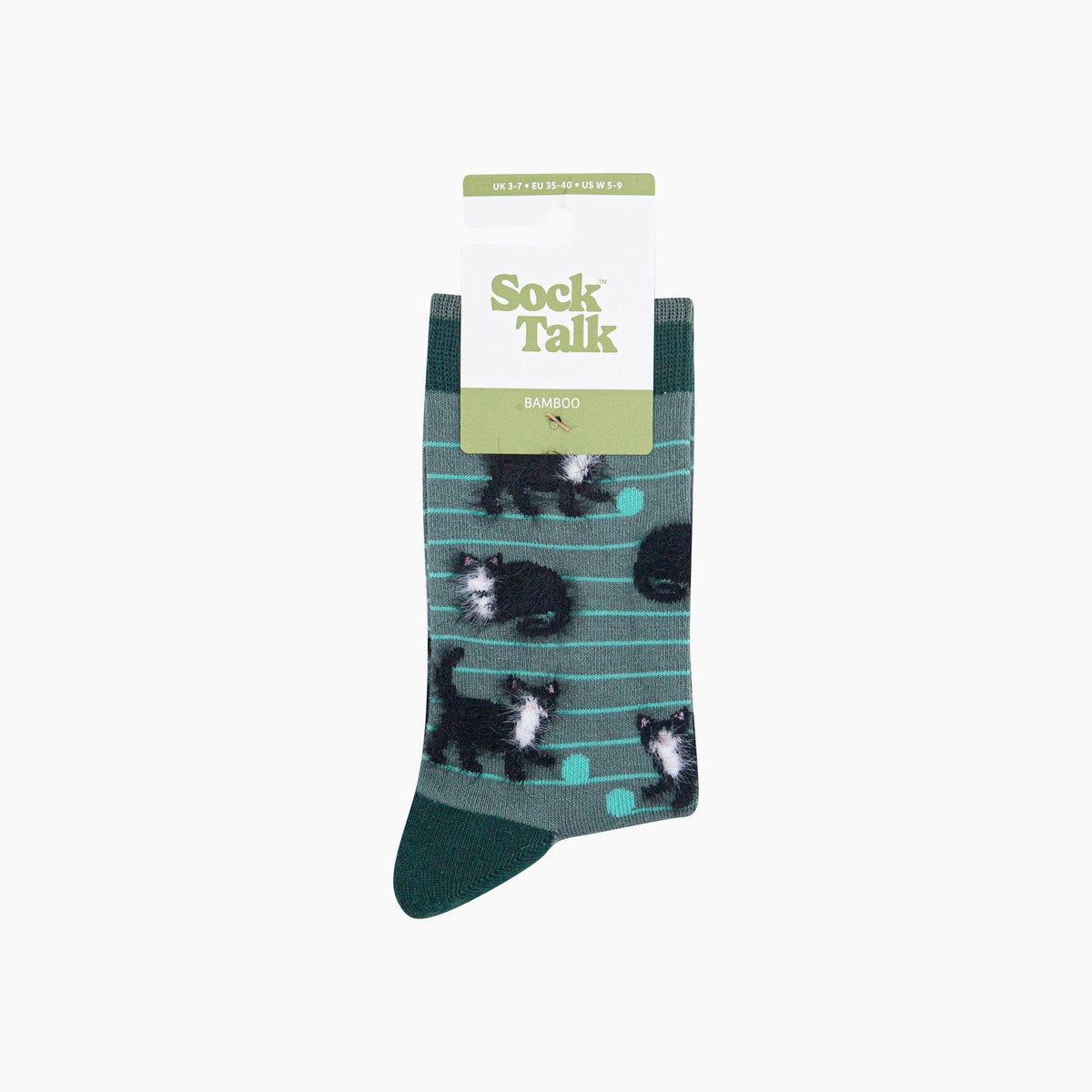 Black Cat Women's Fluffy Bamboo Socks