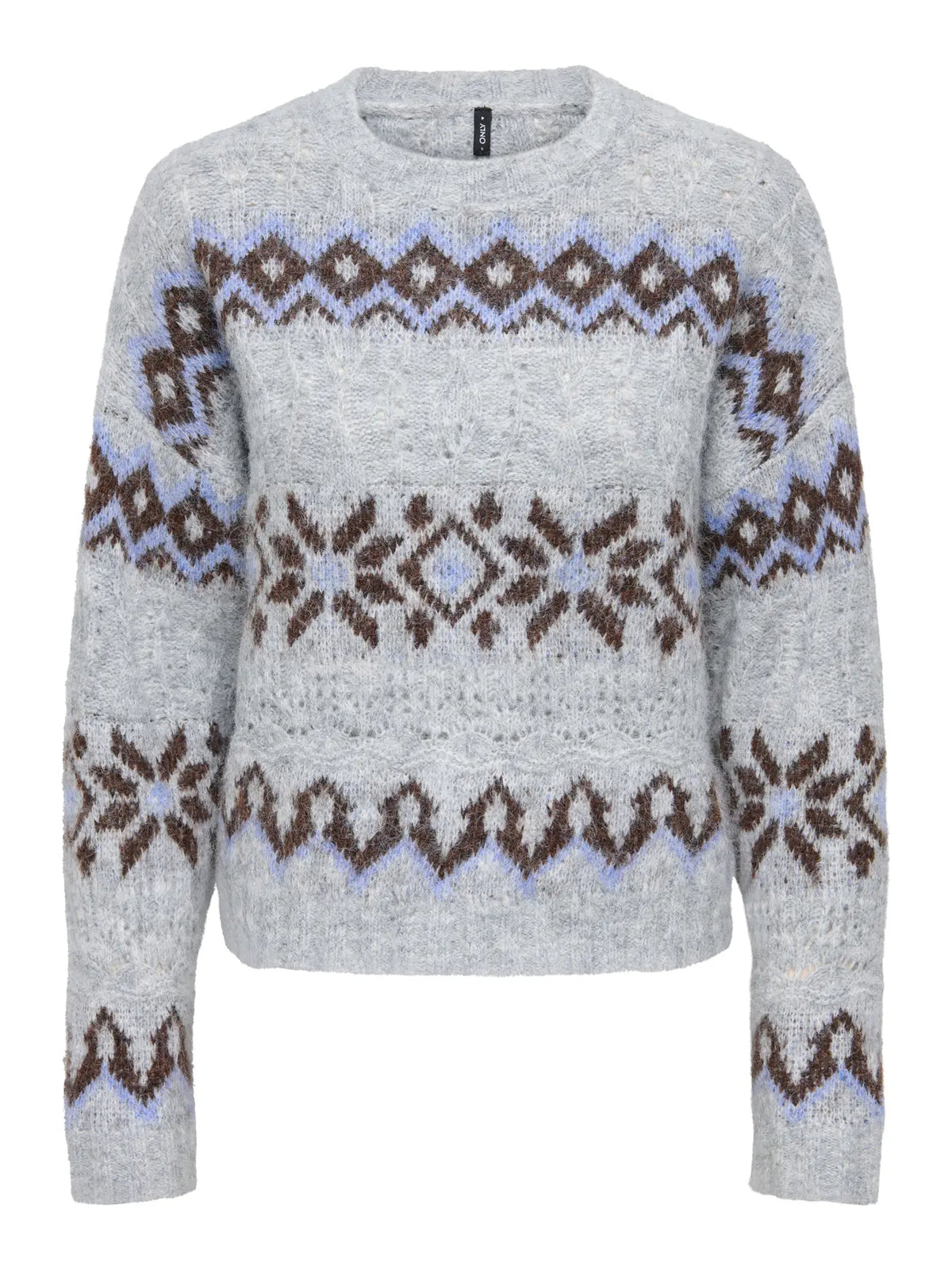 ONLY Stockholm Fair Isle Jumper