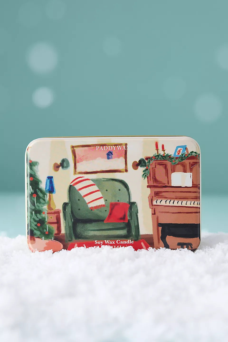 Paddywax Christmas Tin - Pomegranate Spruce