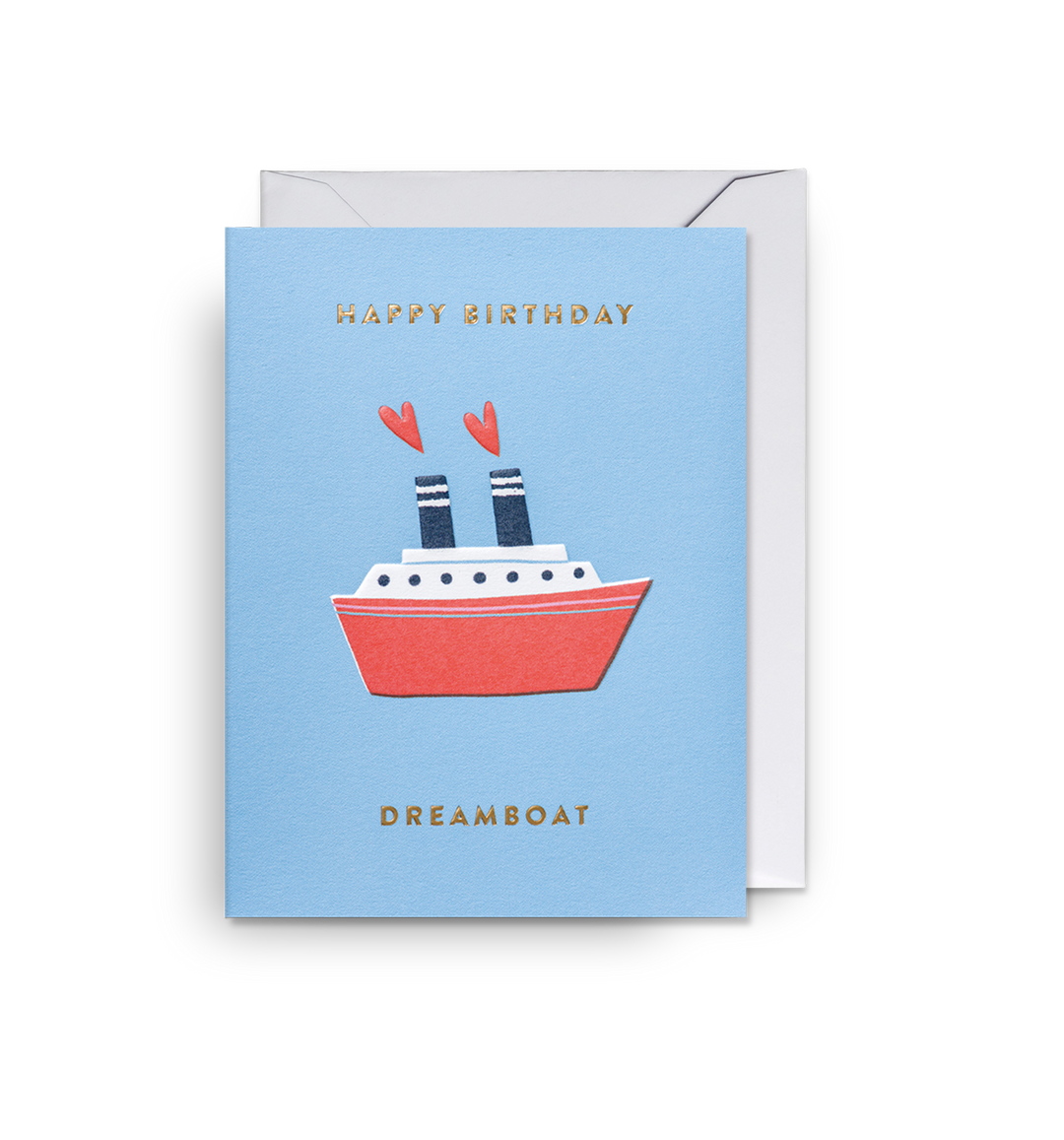 Happy Birthday Dreamboat Mini Card