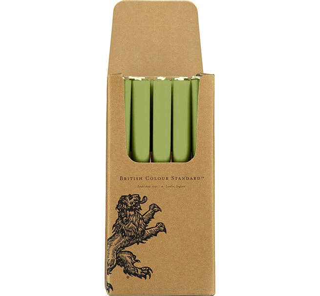 Olive Green Eco Dinner Candle