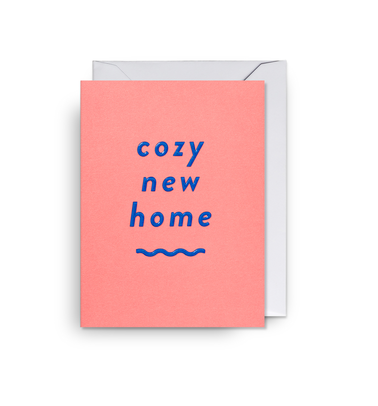 Cozy New Home Orange Mini Card