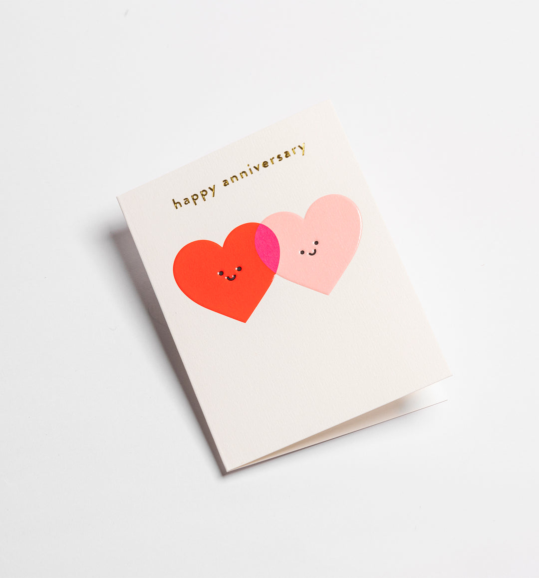 Happy Anniversary Hearts Mini Card