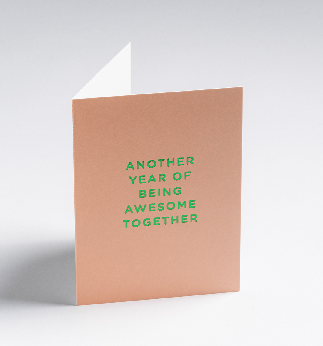 Another Year Of Being Awesome Together Anniversary Mini Card