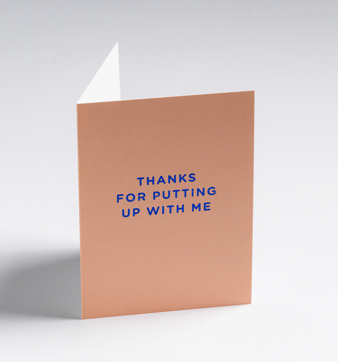 Thanks For Putting Up With Me Mini Card