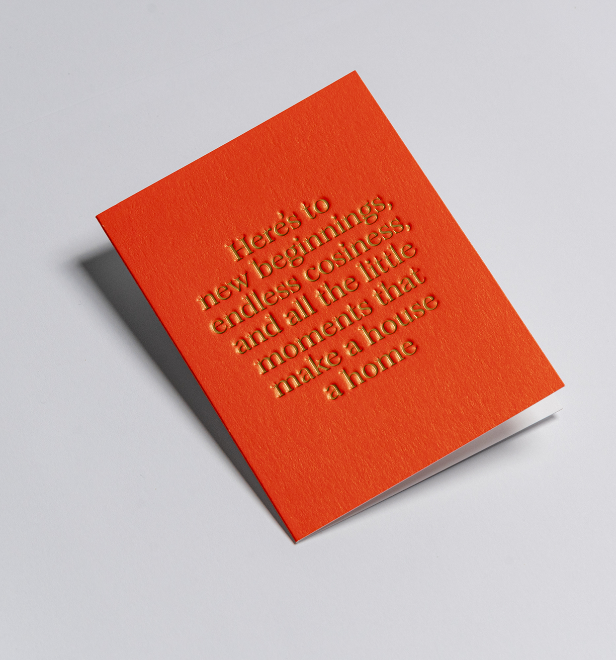 Here's To New Beginnings Mini Card