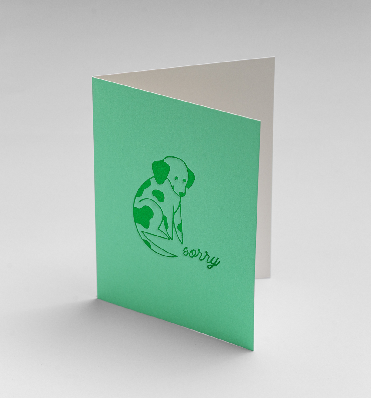 Sorry Dog Mini Card