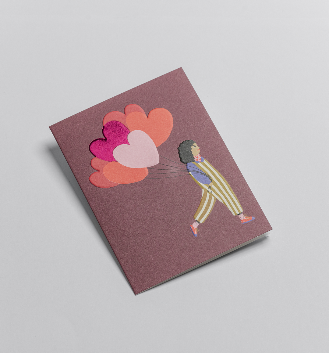 Heart Balloon Mini Card