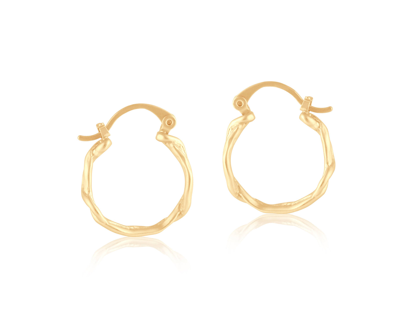 Valeria Organic Little Hoop Earrings