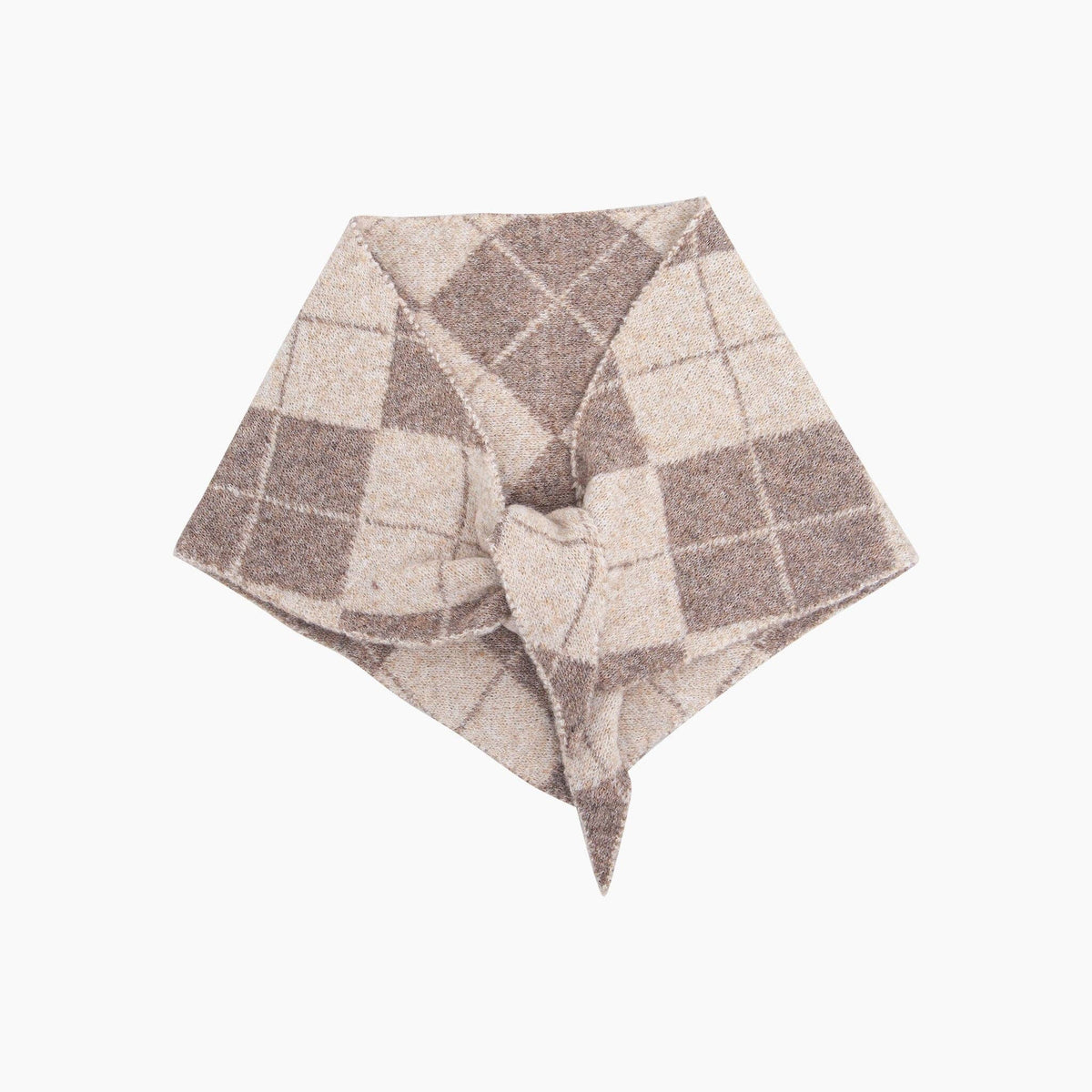 Argyle Triangle Scarf