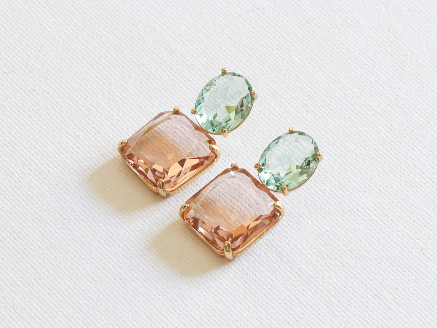 Aura Allure Stone Cut Luxe Earrings