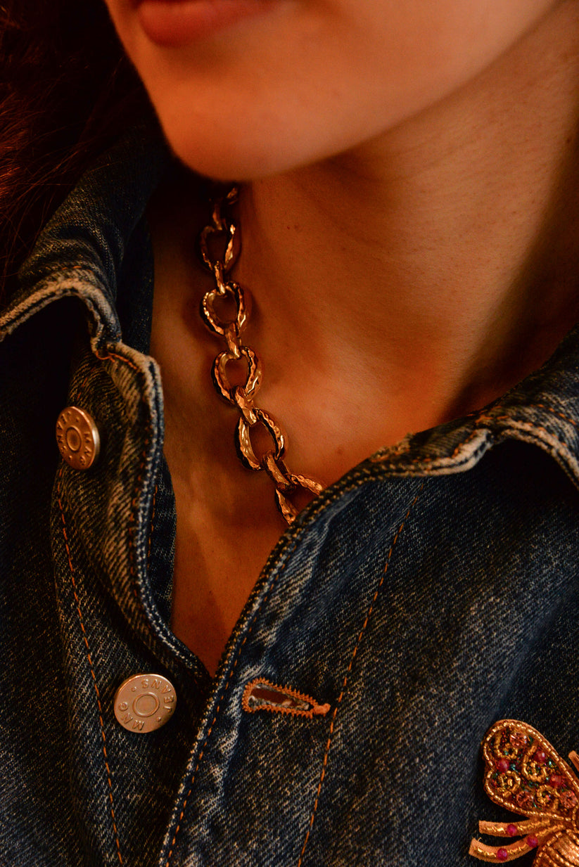 My Doris Chunky Gold Chain Necklace