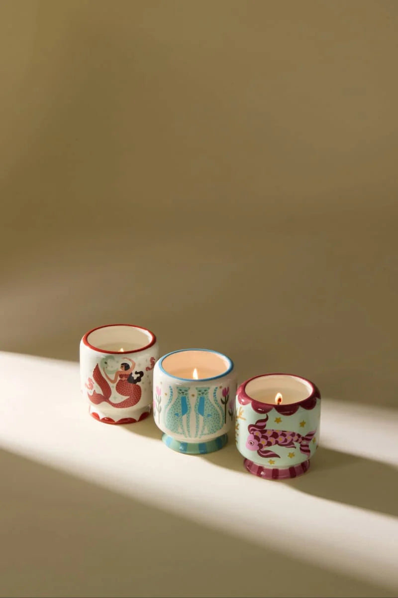 Paddywax Ocean Tide Koi Ceramic Soy Candle