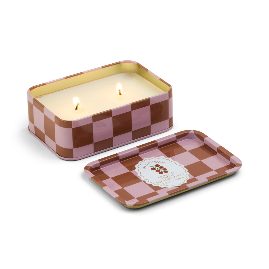 Paddywax Heirloom Tomato Vine Tin Soy Candle