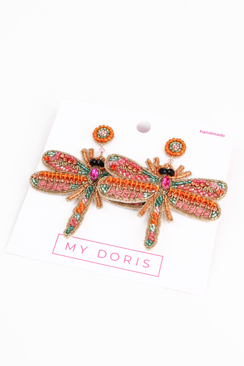 My Doris Dragonfly Earrings