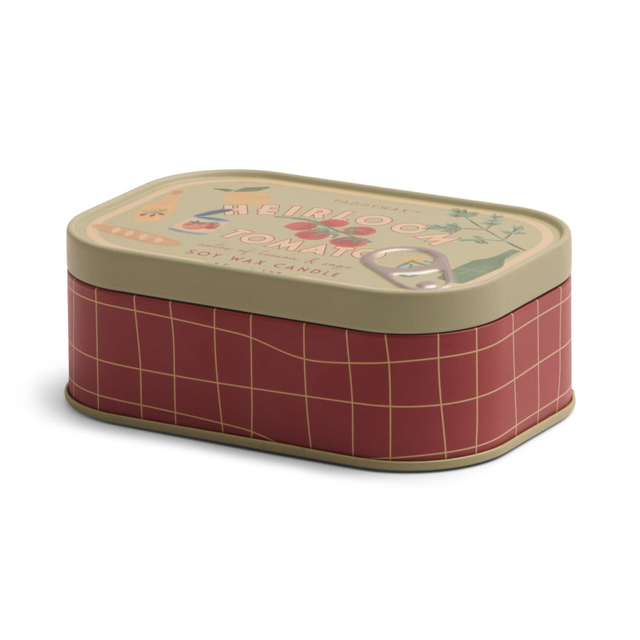 Paddywax Bistro Heirloom Tomato Vine Tin Soy Candle
