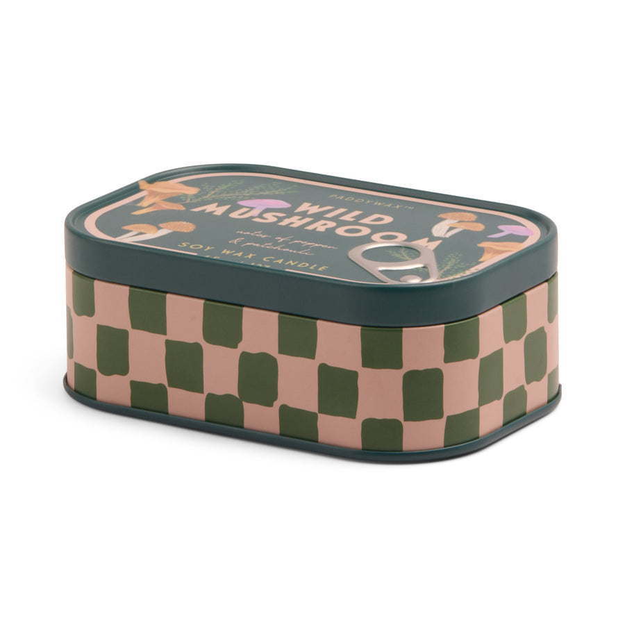 Paddywax Bistro Wild Mushroom Tin Soy Candle
