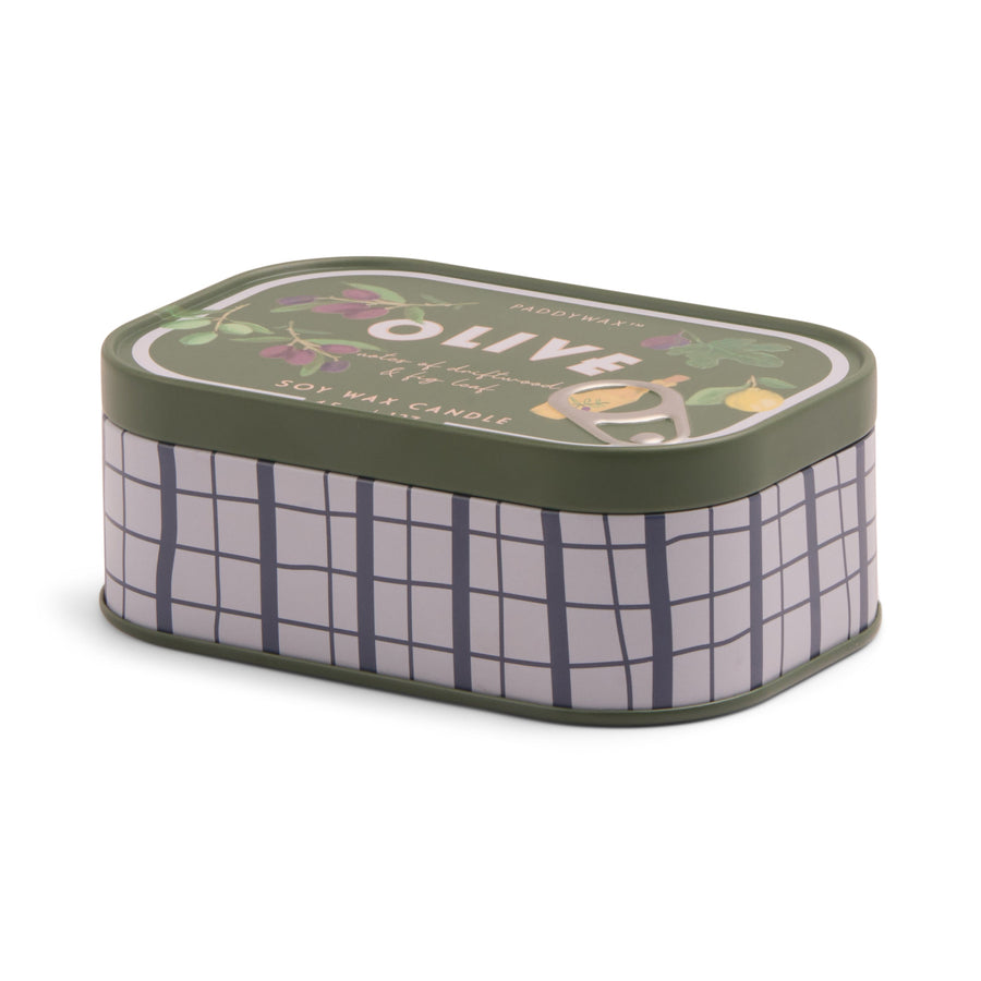 Paddywax Bistro Fig Olive Tin Soy Candle