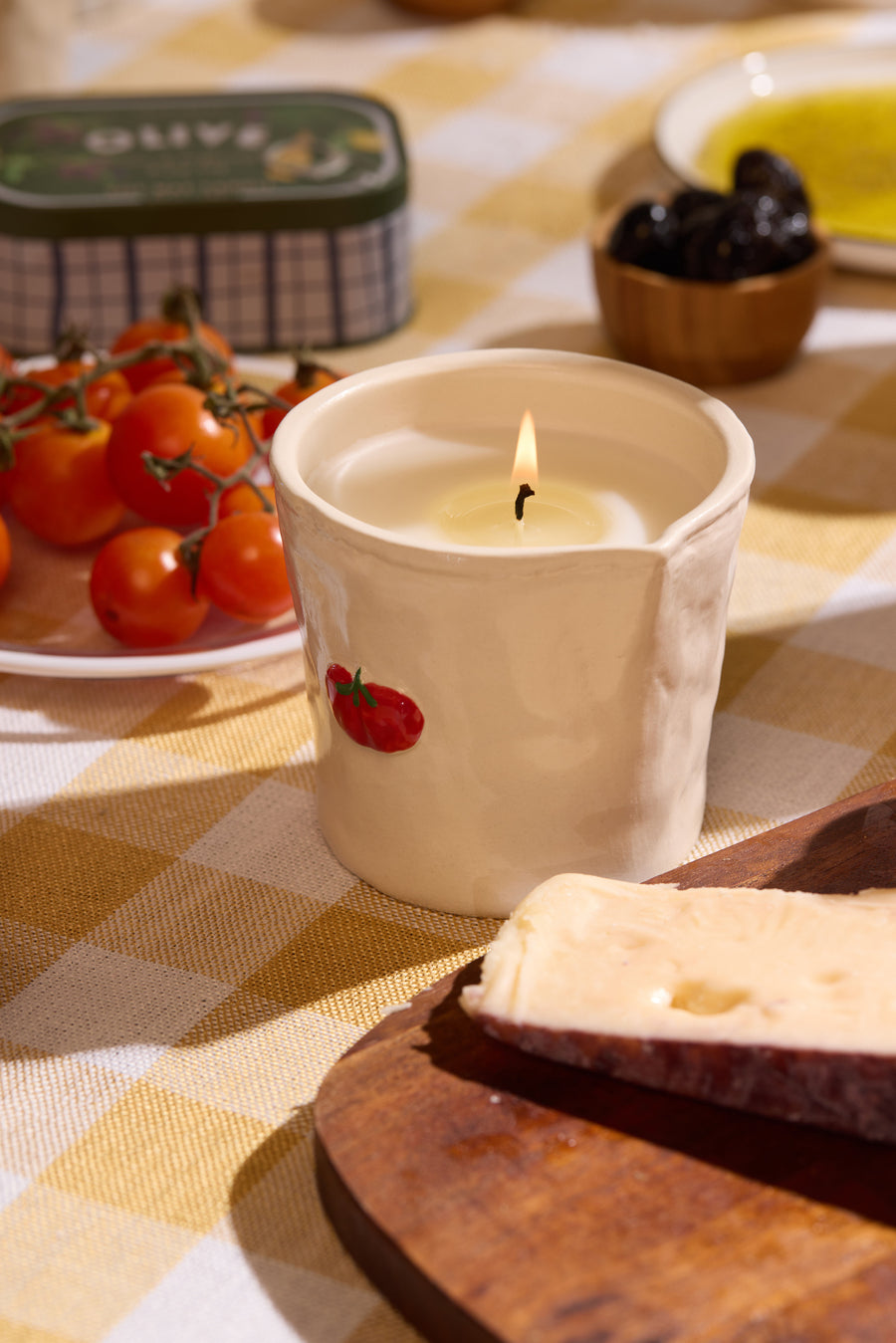 Paddywax Bistro Heirloom Tomato Vine Ceramic Soy Candle