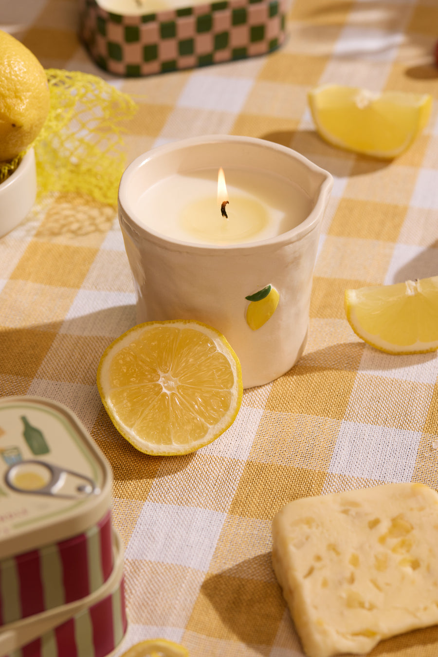Paddywax Bistro Meyer Lemon Ceramic Soy Candle