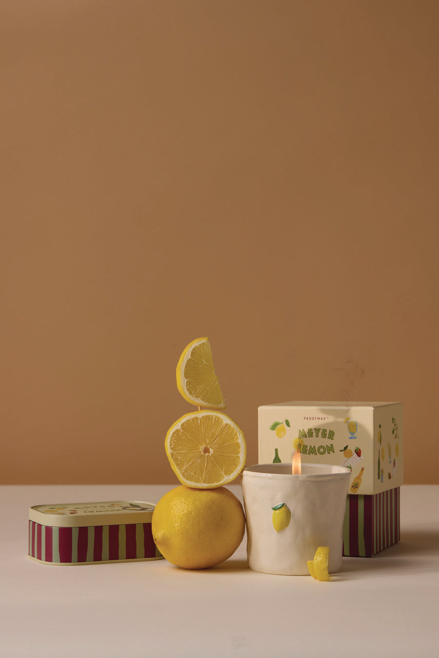 Paddywax Bistro Meyer Lemon Ceramic Soy Candle