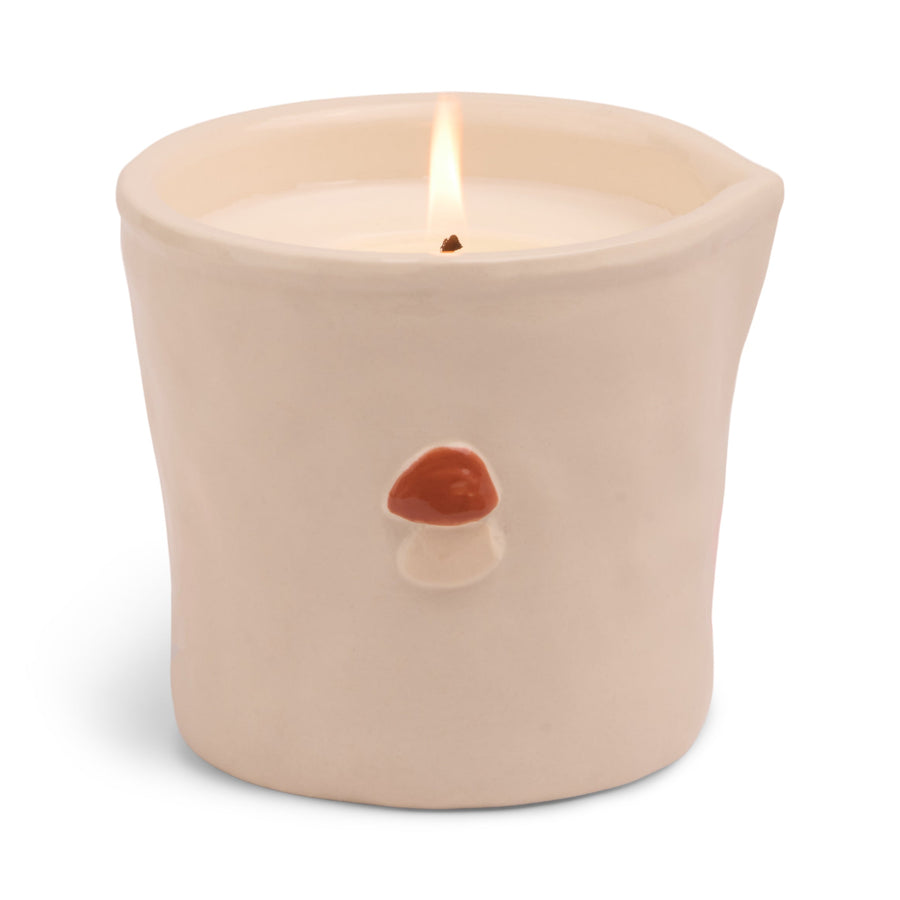 Paddywax Bistro Wild Mushroom Ceramic Soy Candle