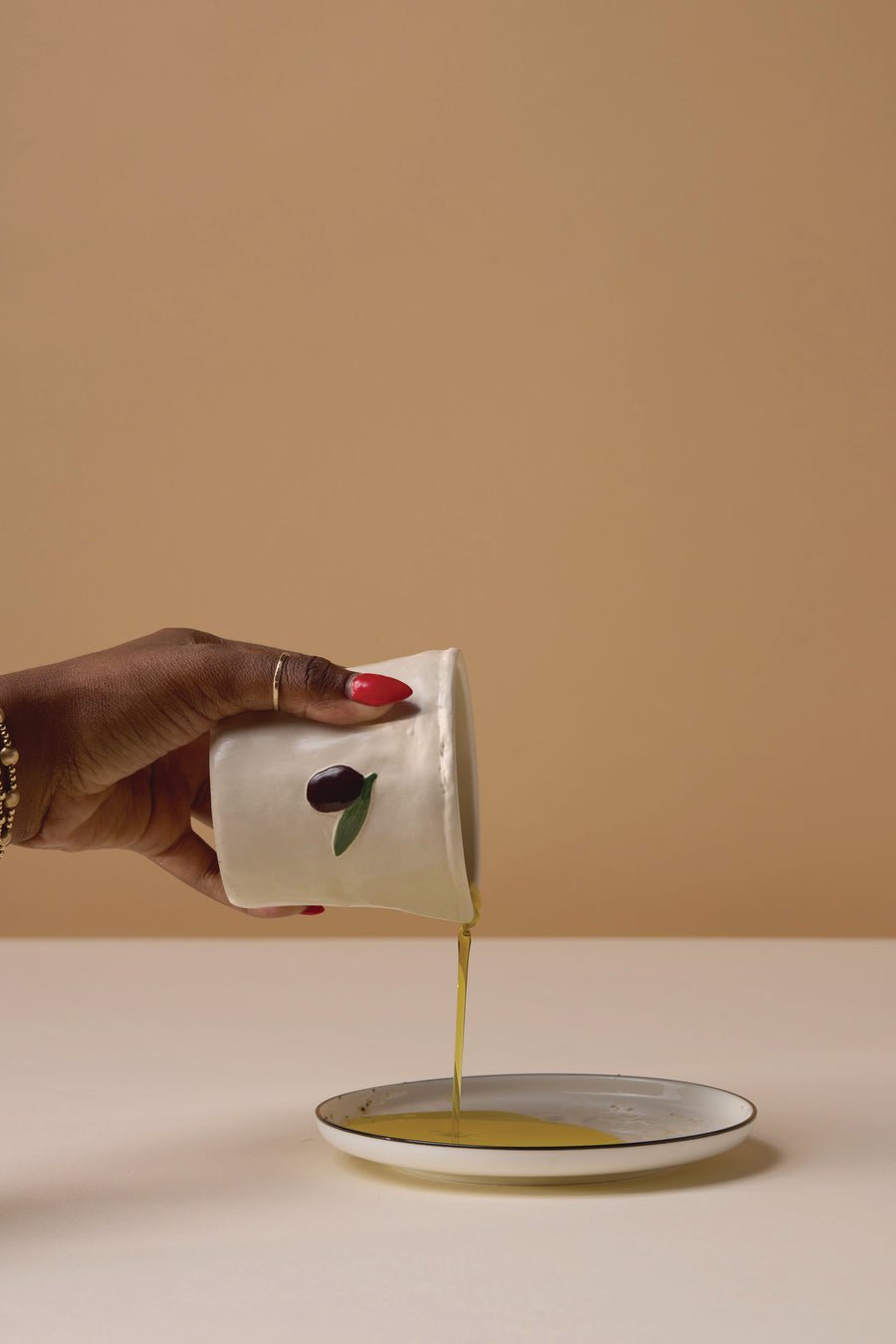 Paddywax Bistro Fig Olive Ceramic Soy Candle