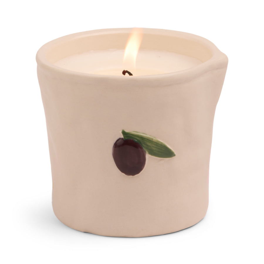 Paddywax Bistro Fig Olive Ceramic Soy Candle