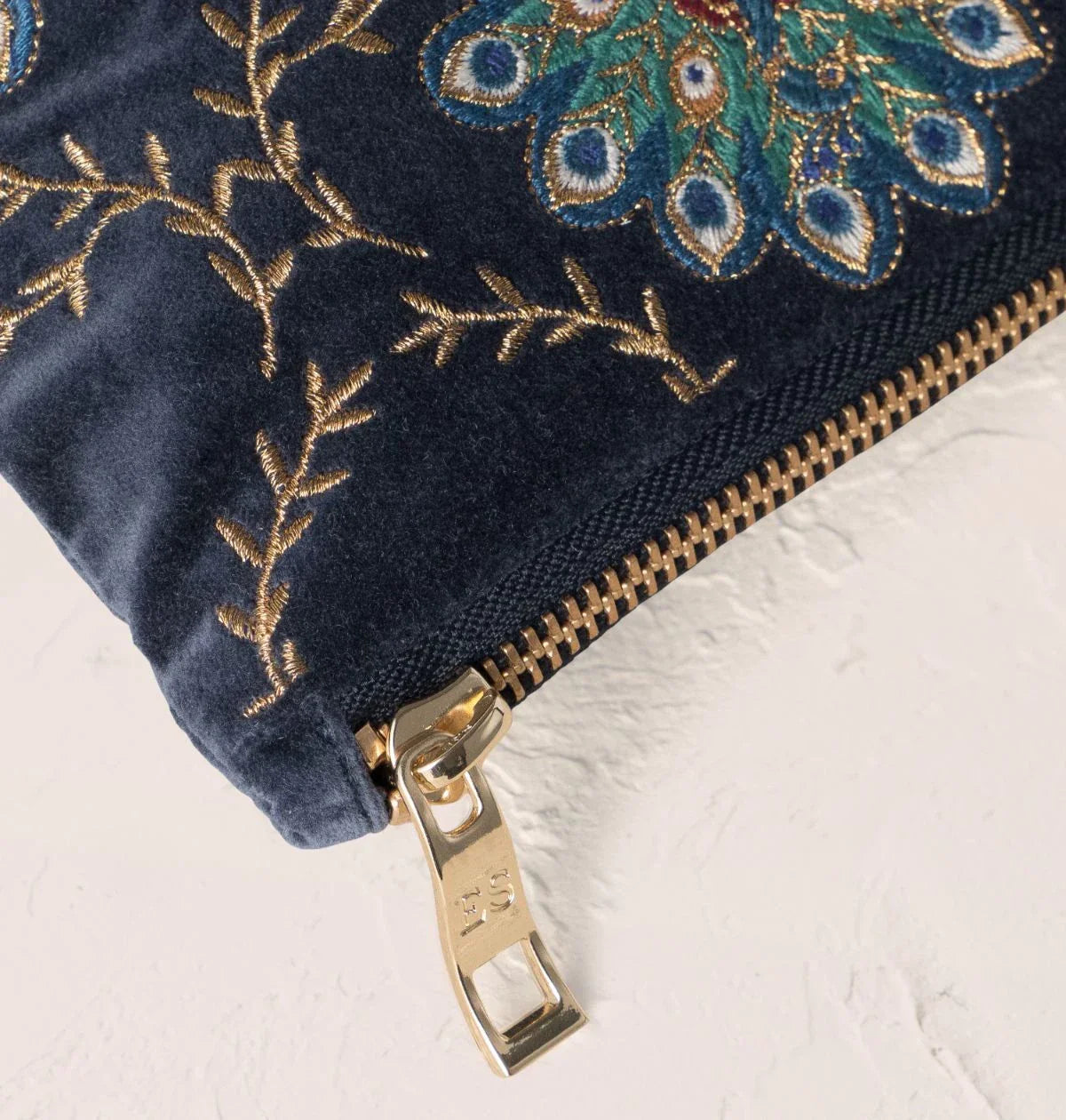 Botanical Peacock Everyday Pouch