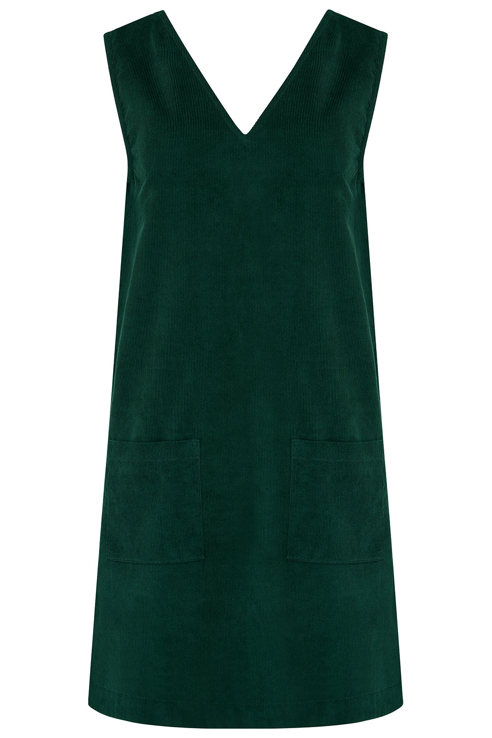 Sugarhill Brighton Kacy Green Cord Tunic Dress