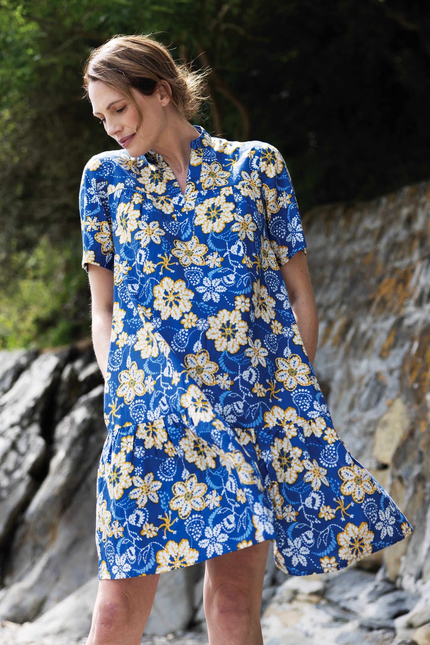 Nomads China Tiered Tunic Dress