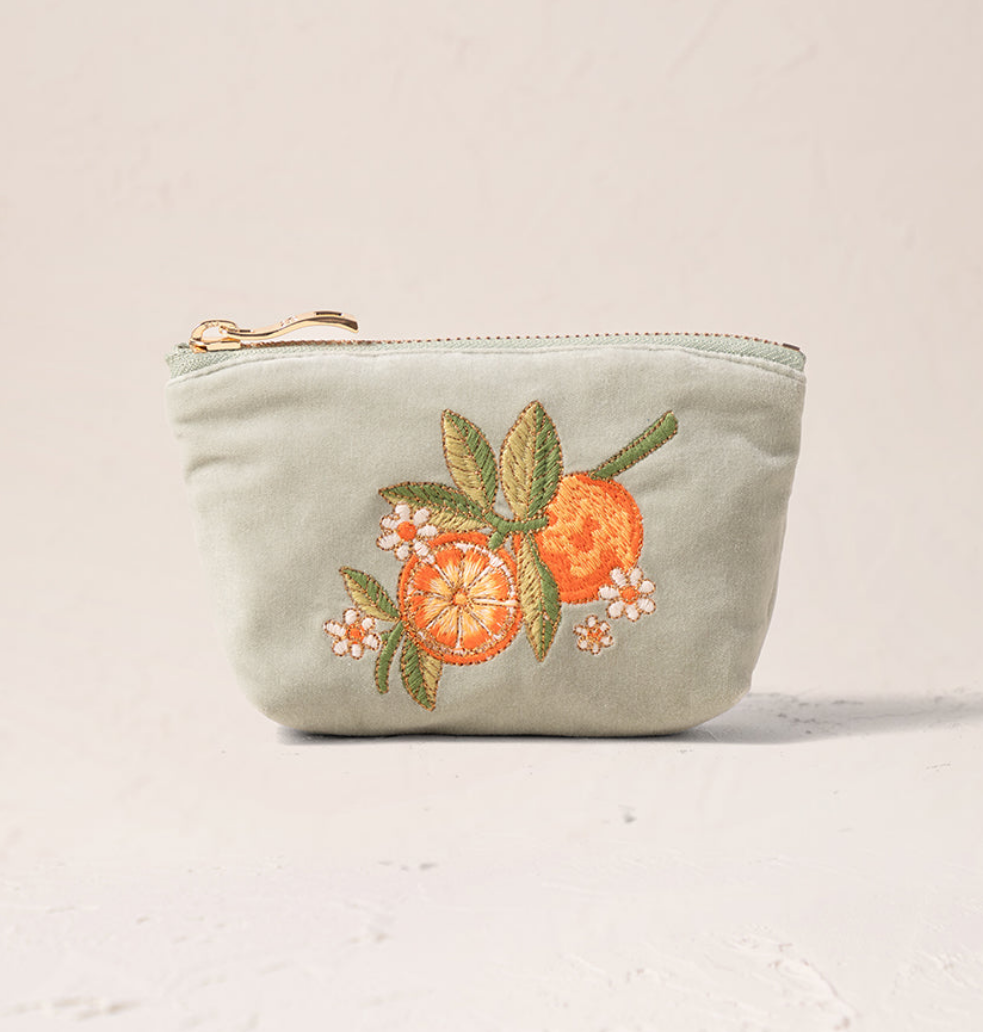 Orange Blossom Sage Coin Purse