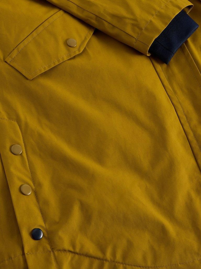 Winona Waterproof Coat in Ochre CURVE SIZES 20 - 24