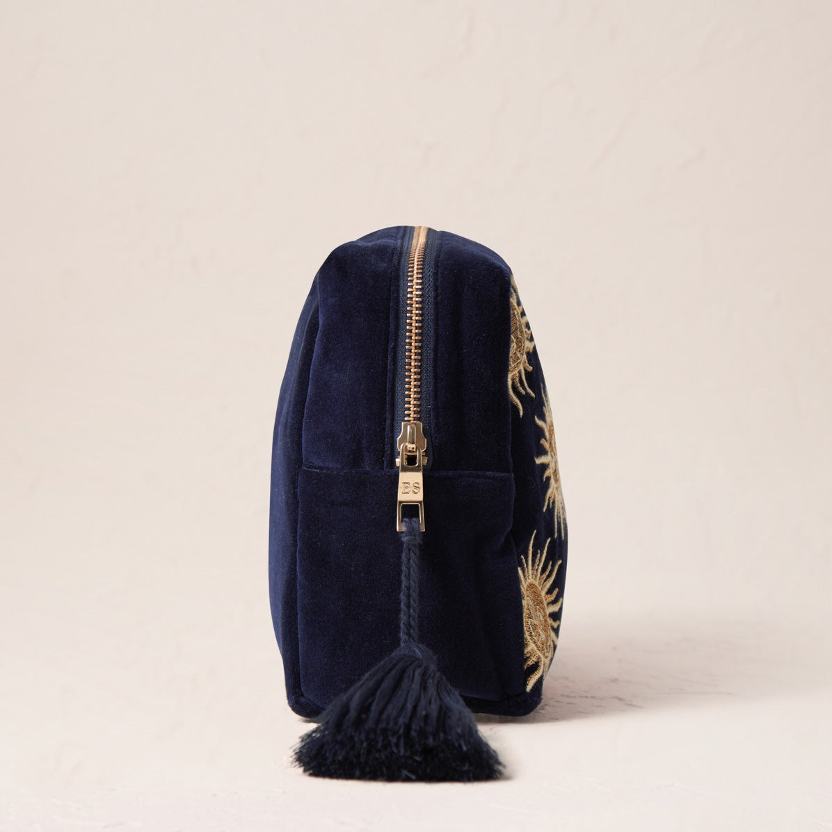 Sun Goddess Wash Bag in Navy