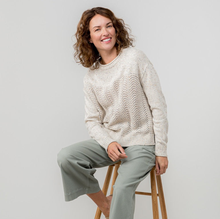 Lily & Me Leah Pointelle Jumper