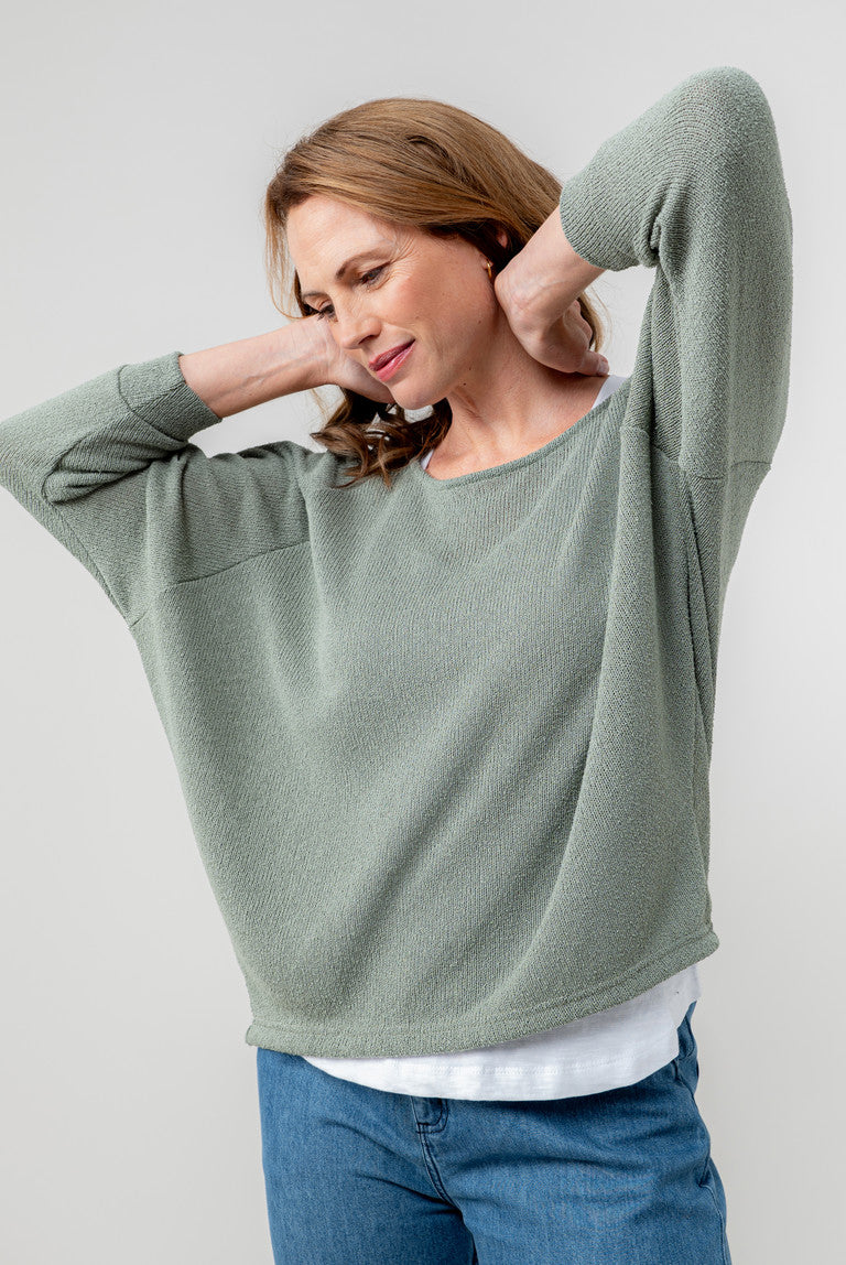 Lily & Me Laburnum Top in Sage