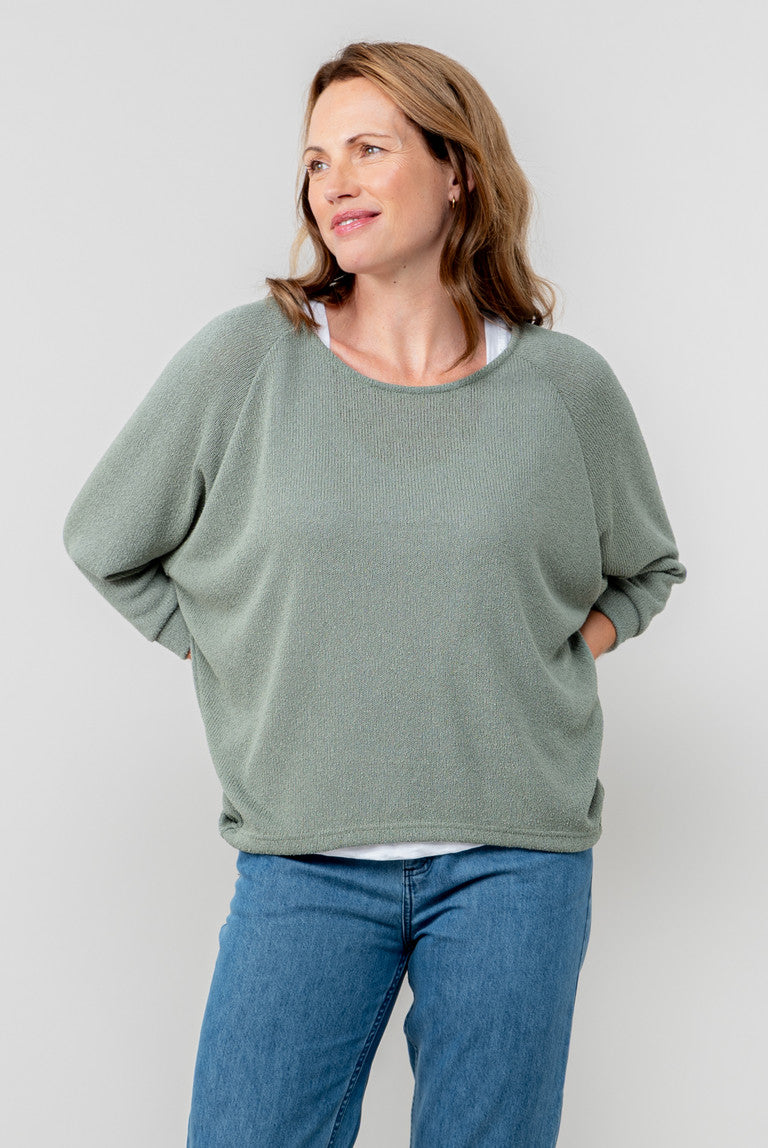 Lily & Me Laburnum Top in Sage
