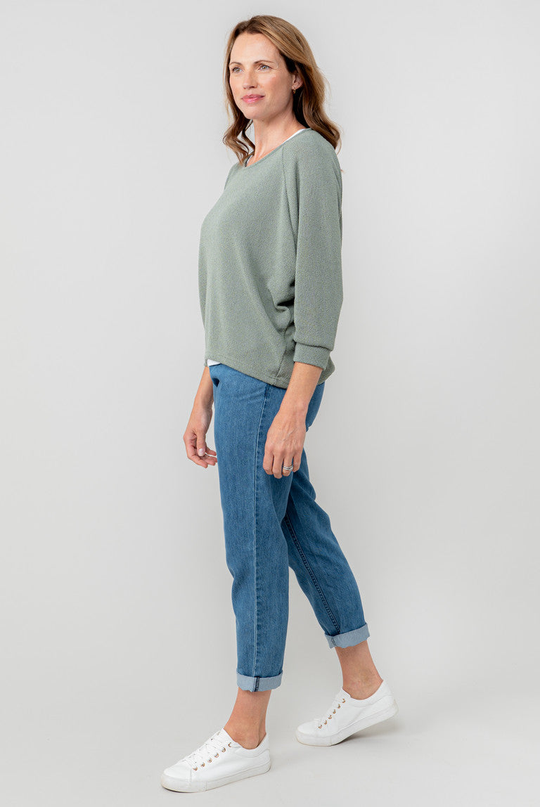 Lily & Me Laburnum Top in Sage