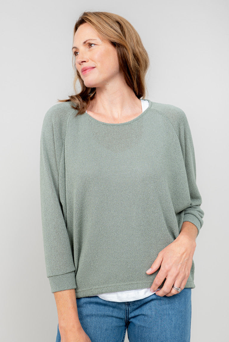 Lily & Me Laburnum Top in Sage