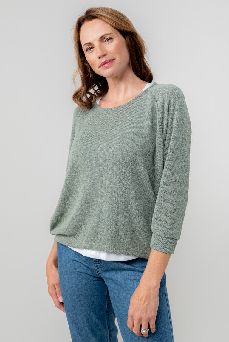 Lily & Me Laburnum Top in Sage