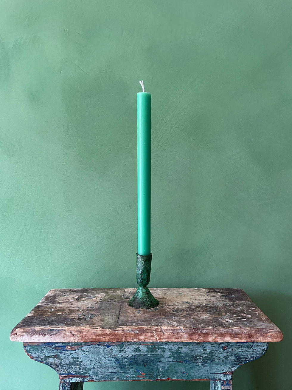 Bohemia Small Verdigris Candlestick Holder