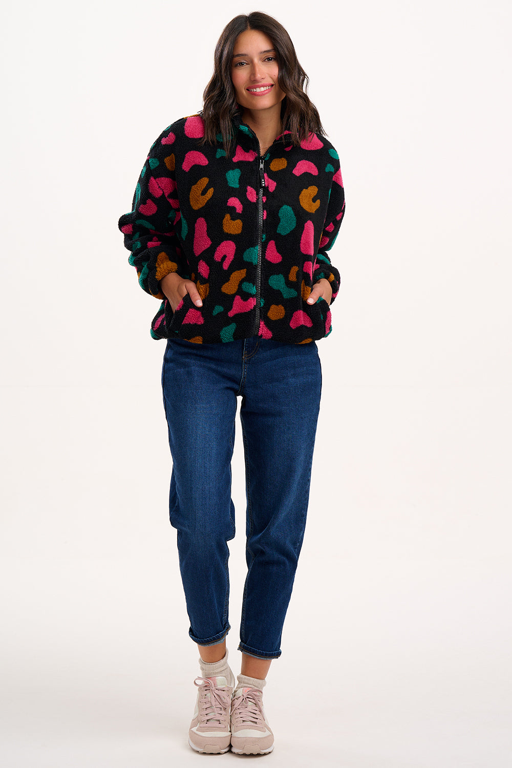 Sugarhill Brighton Hartley Animal Print Fleece Jacket