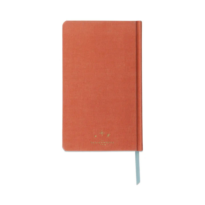 Celestial Terracotta Sun Bookcloth Journal