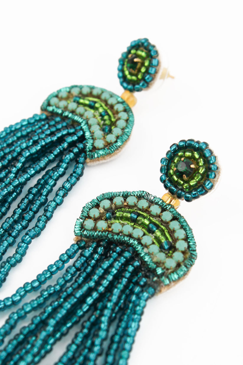 My Doris Turquoise Jellyfish Earrings